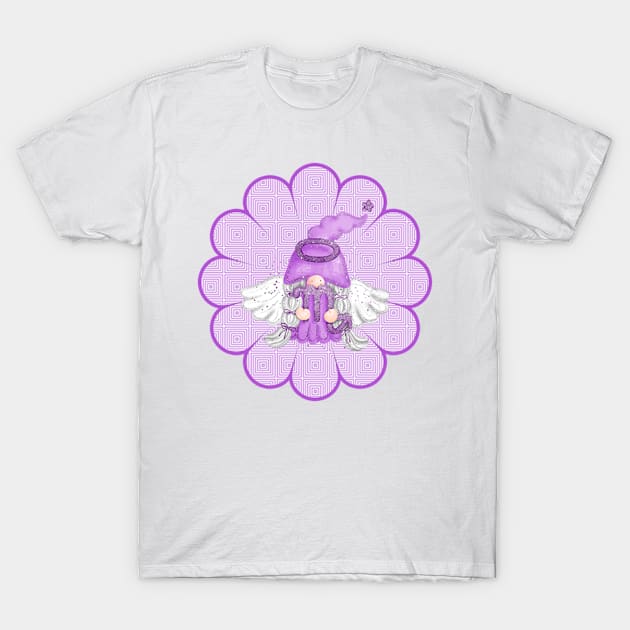 SCORPIO FLORAL GNOME- HOROSCOPE GNOME DESIGNS BY ISKYBIBBLLE T-Shirt by iskybibblle